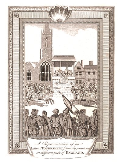 Representaciones de un torneo antiguo practicado en diferentes partes de Inglaterra, 1794 de Unbekannt
