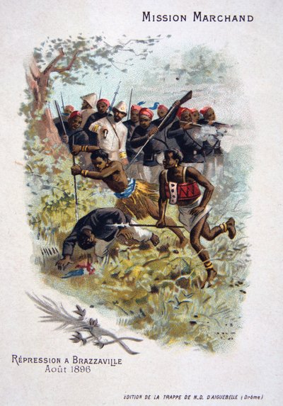 Represión en Brazzaville, agosto de 1896 de Unbekannt
