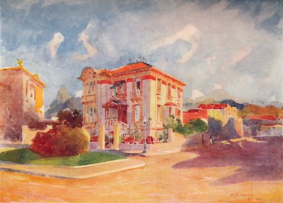 Residencia de S.E. Dr. Pedro de Toledo, ex Ministro de Agricultura, Avenida Beira Mar, 1914 de Unbekannt