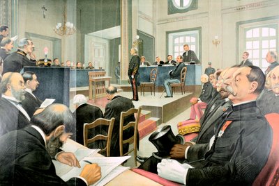 Revisión del juicio de Albert Dreyfus, Rennes, Francia, 1899 de Unbekannt