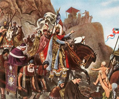 Retorno de Enrique III de su Primer Viaje a Roma de Unbekannt
