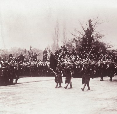Regreso de los belgas a Lieja, Bélgica, c1914-c1918 de Unbekannt