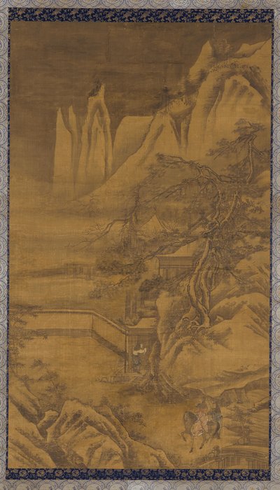 Regreso a casa en la nieve, dinastía Ming, siglo XVI de Unbekannt