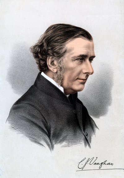 Reverendo Charles John Vaughan, director de Harrow y decano de Llandaff de Unbekannt
