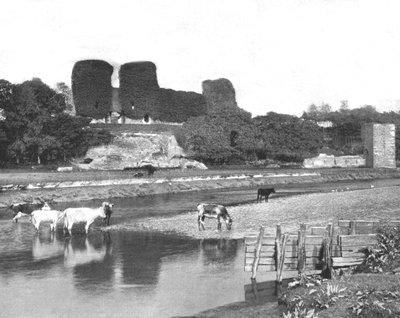Castillo de Rhuddlan, Denbighshire, Gales, 1894 de Unbekannt