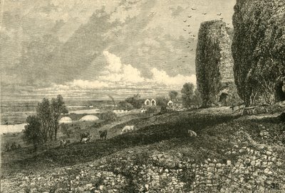 Castillo y marismas de Rhuddlan, 1898 de Unbekannt