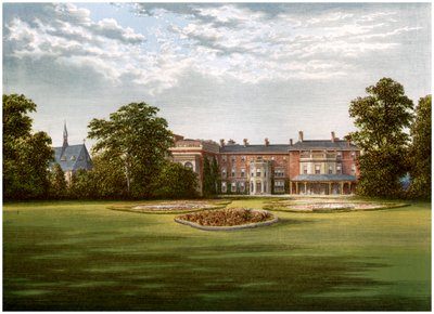 Rhydd Court, Worcestershire, hogar del Baronet Lechmere, c1880 de Unbekannt