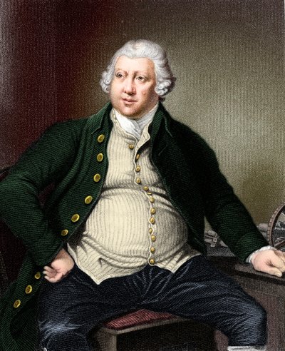 Richard Arkwright 1732-1792, industrial y inventor británico de Unbekannt