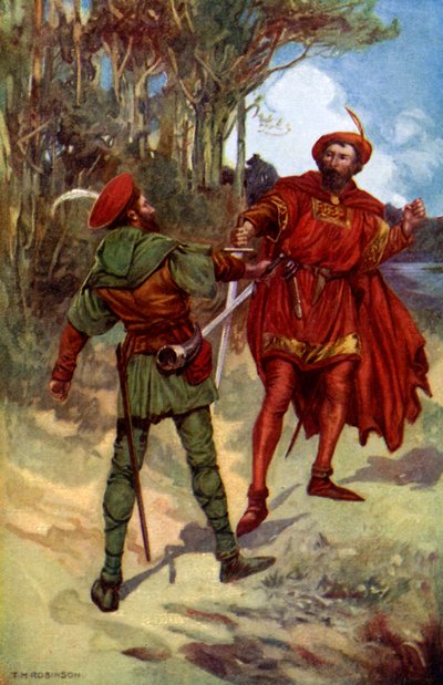 Ricardo I y Robin Hood, 1925 de Unbekannt