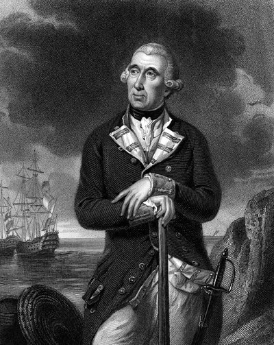 Richard Kempenfelt 1718-1782, oficial naval inglés de ascendencia sueca de Unbekannt