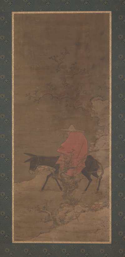Cabalgando a través de la nieve en busca de flores de ciruelo, dinastía Ming o Qing, siglo XVII de Unbekannt