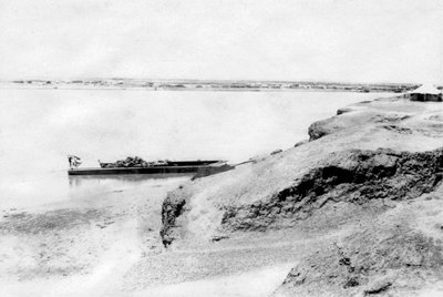 Margen derecha del río Tigris y Samarra, Mesopotamia, 1918 de Unbekannt