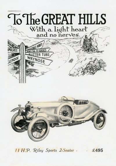 Riley MPH 2-Seater Sports, c.1920s de Unbekannt