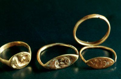 Anillos, joyería, Túnez, c3rd-4th Century de Unbekannt