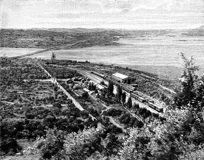 Río Laja y la Confluencia del Biobío, Chile, 1895 de Unbekannt