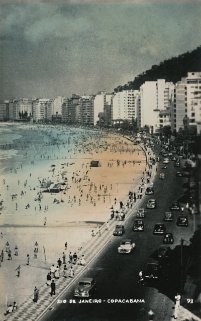 Río de Janeiro - Copacabana, c1950s de Unbekannt