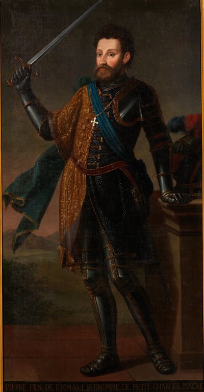 Ritratto di Pietro III Francés: óleo del siglo XVIII de Pedro II de Saboya, conservado en el Palacio Real de Venaria Reale de Unbekannt