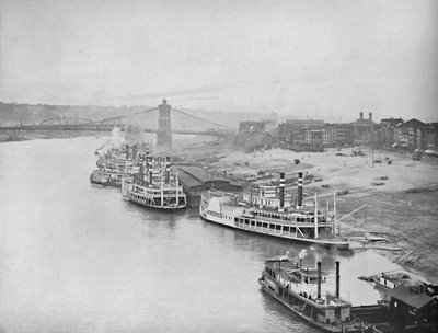 Frente al río, Cincinnati, Ohio, c. 1897 de Unbekannt