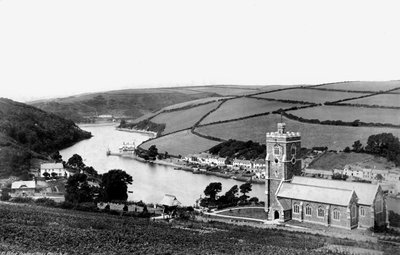 Río Yealme, Iglesia de Noss, c1882 de Unbekannt