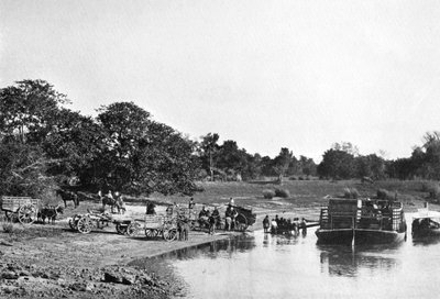 Escena del río, Río Corrientes, Paraguay de Unbekannt