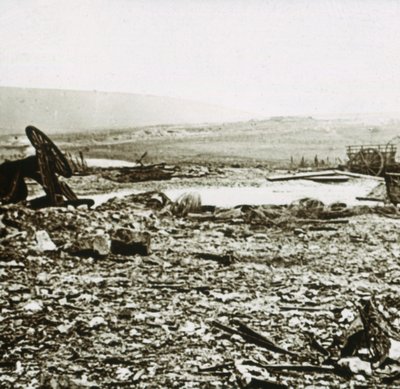 Camino a Verdún, norte de Francia, c1914-c1918 de Unbekannt