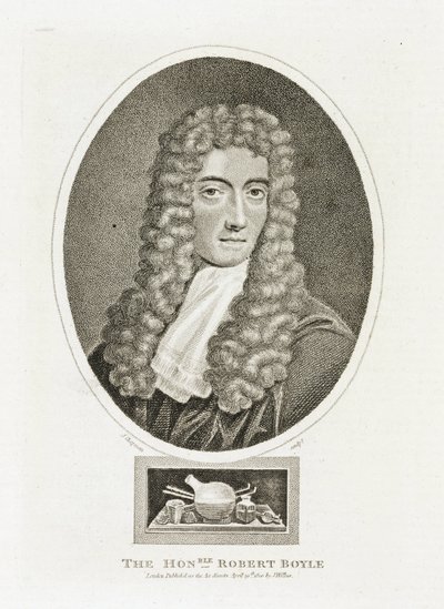 Robert Boyle (1627-1691), físico y químico irlandés de Unbekannt