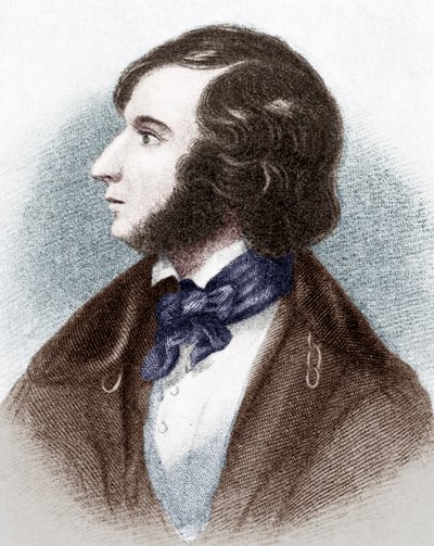 Robert Browning - retrato del poeta y dramaturgo inglés de Unbekannt