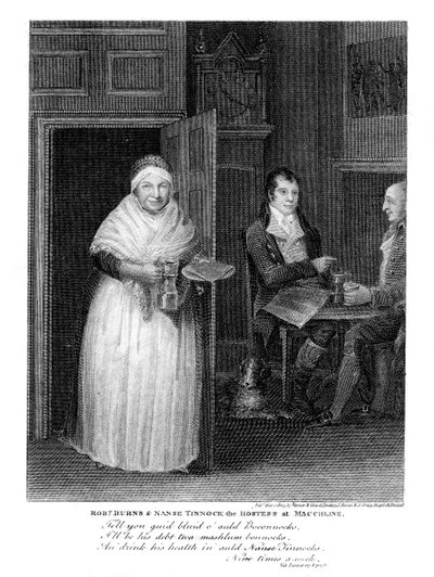 Robert Burns 1759-1796, poeta escocés, 1805 de Unbekannt