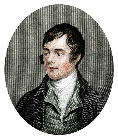 Robert Burns, poeta escocés, 1877 de Unbekannt
