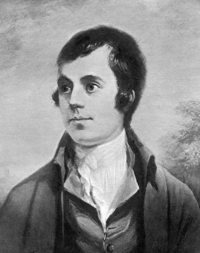 Robert Burns, poeta escocés, siglo XIX de Unbekannt
