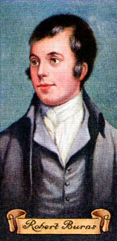 Robert Burns, tomado de una serie de tarjetas de cigarrillos, 1935 de Unbekannt