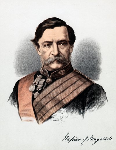 Robert Cornelius Napier, 1er Barón Napier de Magdala, soldado británico, c1880 de Unbekannt