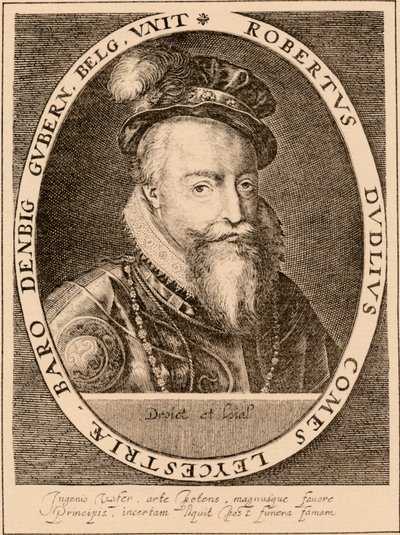 Robert Dudley, primer conde de Leicester 1532-1588, noble inglés, 1889 de Unbekannt