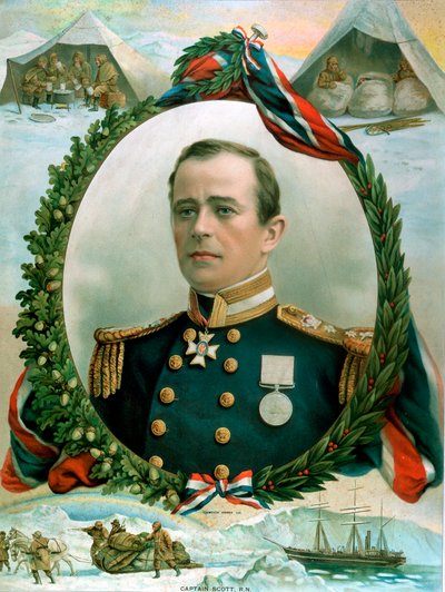 Robert Falcon Scott, explorador antártico británico, 1914 de Unbekannt