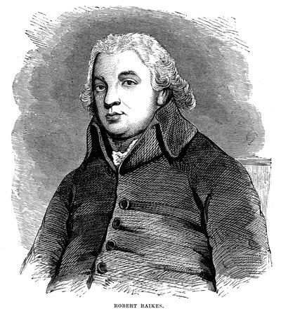 Robert Raikes, filántropo y editor inglés, 1780 1880 de Unbekannt