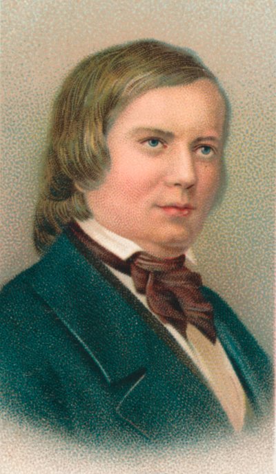 Robert Schumann 1810-1856, compositor alemán, 1911 de Unbekannt