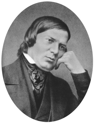 Robert Schumann 1810-1856 fue un compositor alemán, esteta e influyente crítico musical de Unbekannt