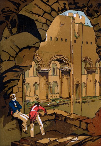Castillo de Rochester, Kent, siglo XIX de Unbekannt