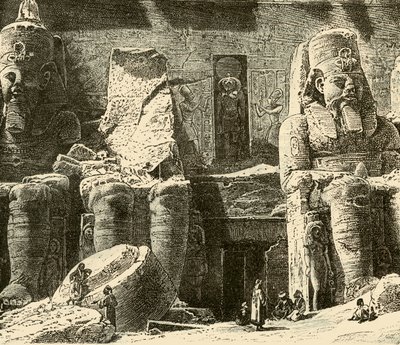Templos de Roca en Abousimbel de Unbekannt
