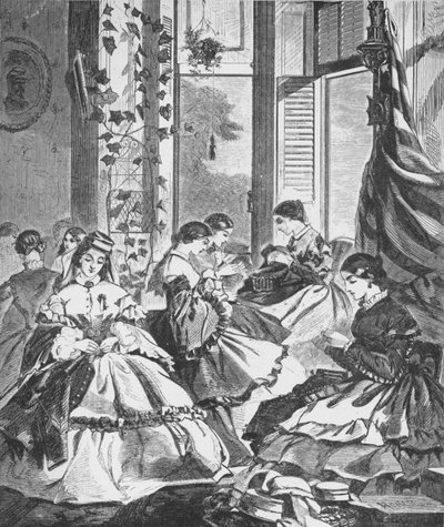 El papel de las mujeres en la guerra, 1861, 1938 de Unbekannt