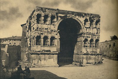 Roma - Arco de Jano Quadrifrons en el Foro Boario, 1910 de Unbekannt