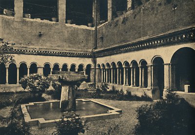 Roma - Claustros de SS. Quattro Coronati en la Colina Caeliana. Construido en 1113, 1910 de Unbekannt