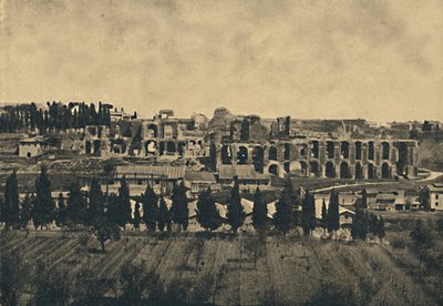 Roma - Grandes restos de las subestructuras del palacio de Septimio Severo de Unbekannt