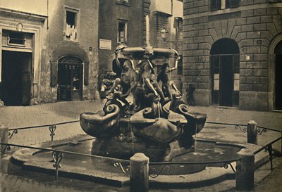 Roma - Plaza Mattei. - Fuente de las Tortugas. Landini y Della Porta 1585., 1910 de Unbekannt