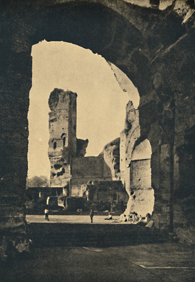Roma - Restos de los Baños de Caracalla en la Vía Apia, 1910 de Unbekannt