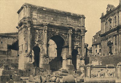 Roma - Foro Romano - Arco de Septimio Severo, 1910 de Unbekannt