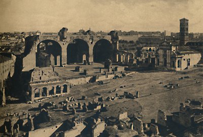 Foro Romano - Basílica de Majencio y Iglesia de S. Francesca Romana de Unbekannt