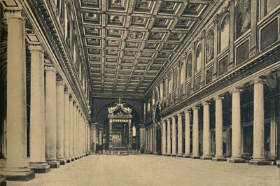 Roma - S. Maria Maggiore. Nave principal, 1910 de Unbekannt