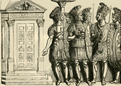 Soldados romanos, 1890 de Unbekannt