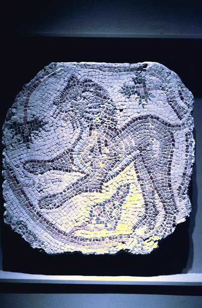 Mosaico romano de un león de Unbekannt